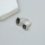 Dmtry Brand Grey Crystal Elegant Women Rings Jewelry - Image 7