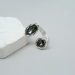 Dmtry Brand Grey Crystal Elegant Women Rings Jewelry - Image 8