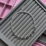 Dmtry New Short Collar Choker Grey Square Crystal Necklace For Women - Image 5