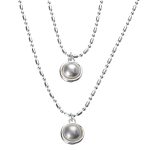 Dmtry Women's Double Pearl Pendant Necklace - Image 5