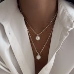 Dmtry Women's Double Pearl Pendant Necklace - Image 3