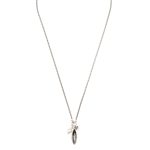 Dmtry Long Necklace Chain With A Leaf Pendant - Image 6
