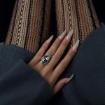 Dmtry Creative Design Fashion Daily Jewelry Irregular Crystal Women Finger Ring