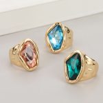 Dmtry Creative Design Fashion Daily Jewelry Irregular Crystal Women Finger Ring - Image 4