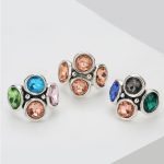 Dmtry Classic Antique Silver Crystal Ring For Lady Statement Ring Gift - Image 3