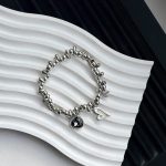 Dmtry Handmade DIY Beads Love Heart Bracelet For Girls Lady