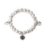 Dmtry Brand Beads Heart Crystal Irregular Beading Bracelet For Women - Image 5