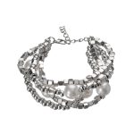 Dmtry Multi-Layered Beaded Pearl Bracelet For Elegant Women - Image 5