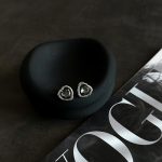 Dmtry Fashion Jewelry Trendy Heart Love Earring For Teenager Girls