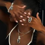 Dmtry Fashion Vintage Fashion Large Crystal Engagement Ring Gift For Her - Image 2