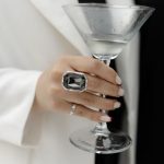 Dmtry Rectangular Crystal Finger Ring For Women - Image 6