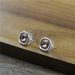 Dmtry Fashion Jewelry Simple Style Square Crystal Stud Earring For Women Girls - Image 5