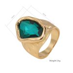 Dmtry Creative Design Fashion Daily Jewelry Irregular Crystal Women Finger Ring - Image 3