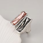 Dmtry Fashion Friendship Couple Love Women's Silver Promise Ring Customized Gift Jewelry - Image 4