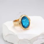 Dmtry Fashion Jewelry Unique Wedding Crystal Women Bridal Promise Ring - Image 3